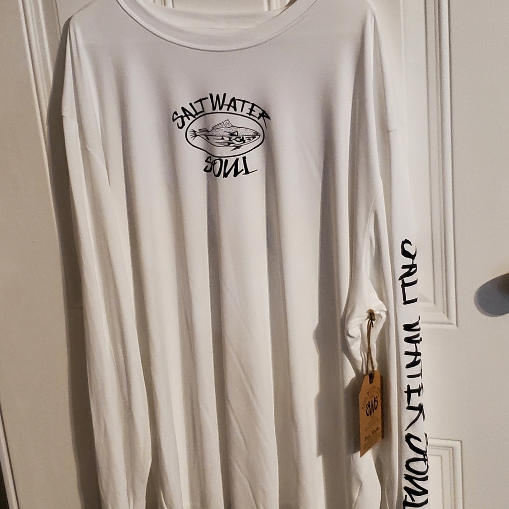 (NWT) Men's Long-Sleeve Salt Water Soul Shirt